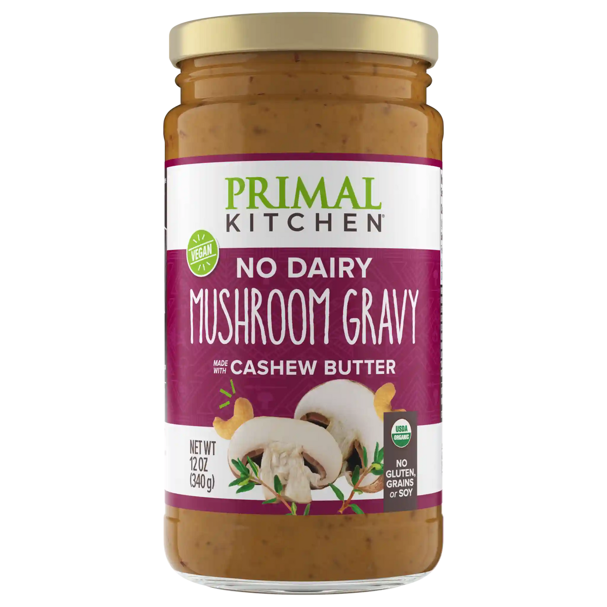 No Dairy Mushroom Gravy